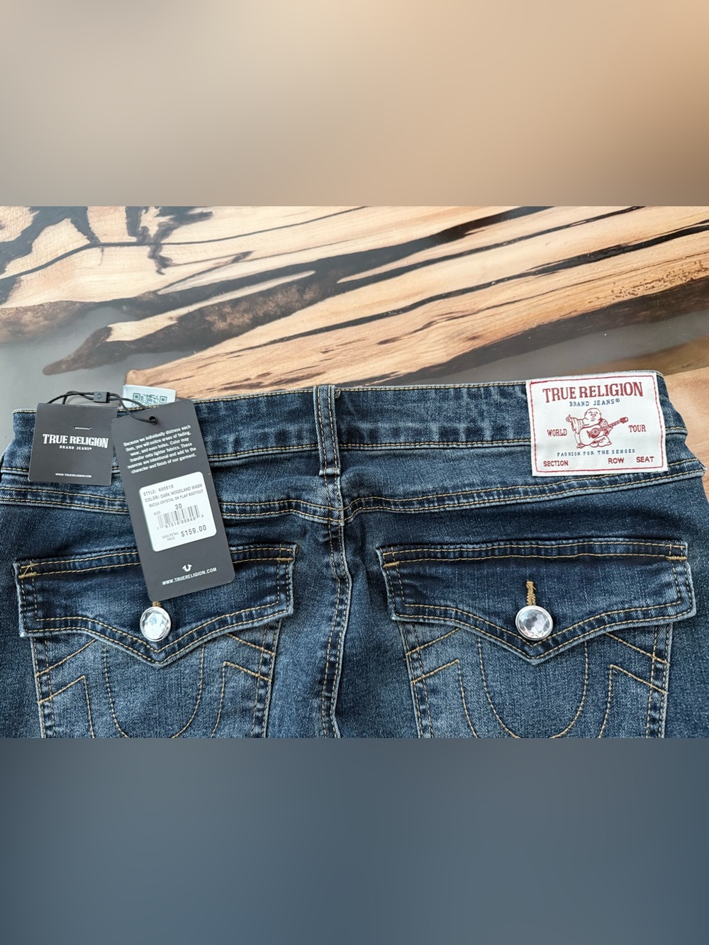 True Religion Women’s Dark Blue Denim Jeans